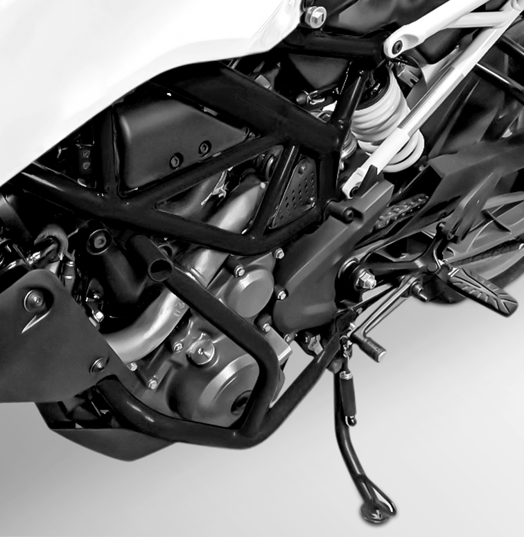 Sturzbügel Motor Rahmen Schutz für KTM DUKE 250 390 2017-2022, schwarz