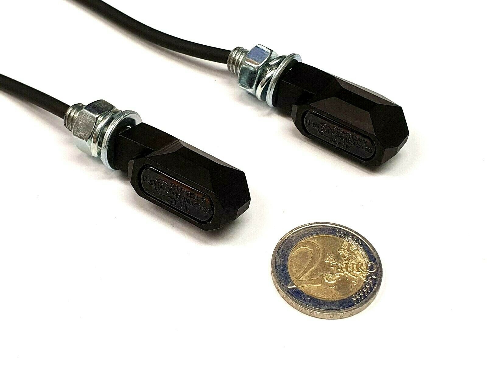 3in1 Led-Mini Blinker "Stealth I" universal, E-geprüft, CNC-gefräst