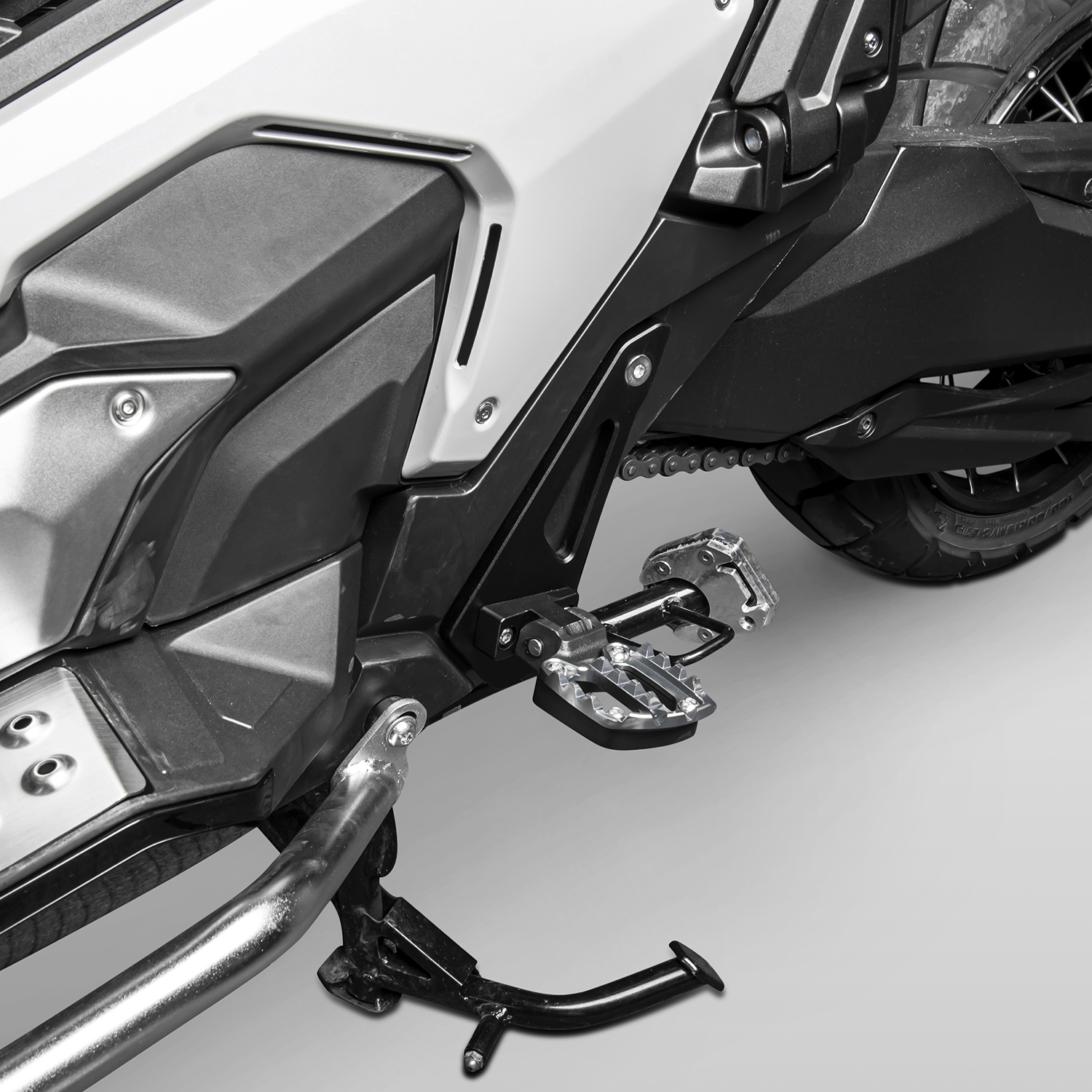 Fussrasten hinten Soziusfußrasten für Honda X-ADV 750 ab 2021- , schwarz