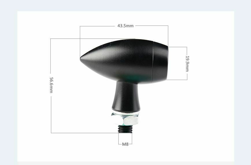 Led-Mini Blinker Bullet mit Alugehäuse, E-geprüft, Top Qualität