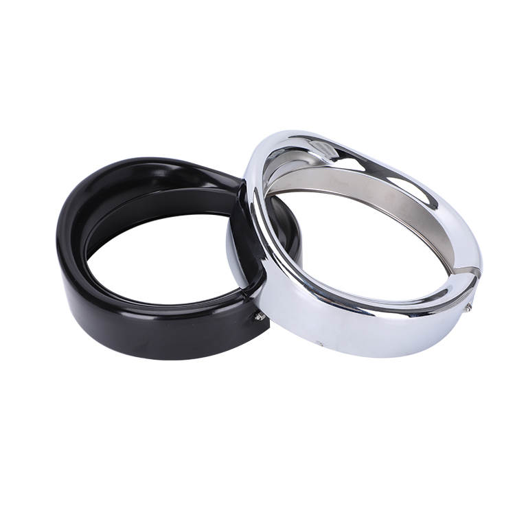 Zierring für LED Scheinwerfer 7" Harley Davidson, schwarz 7 inch Trim Ring 