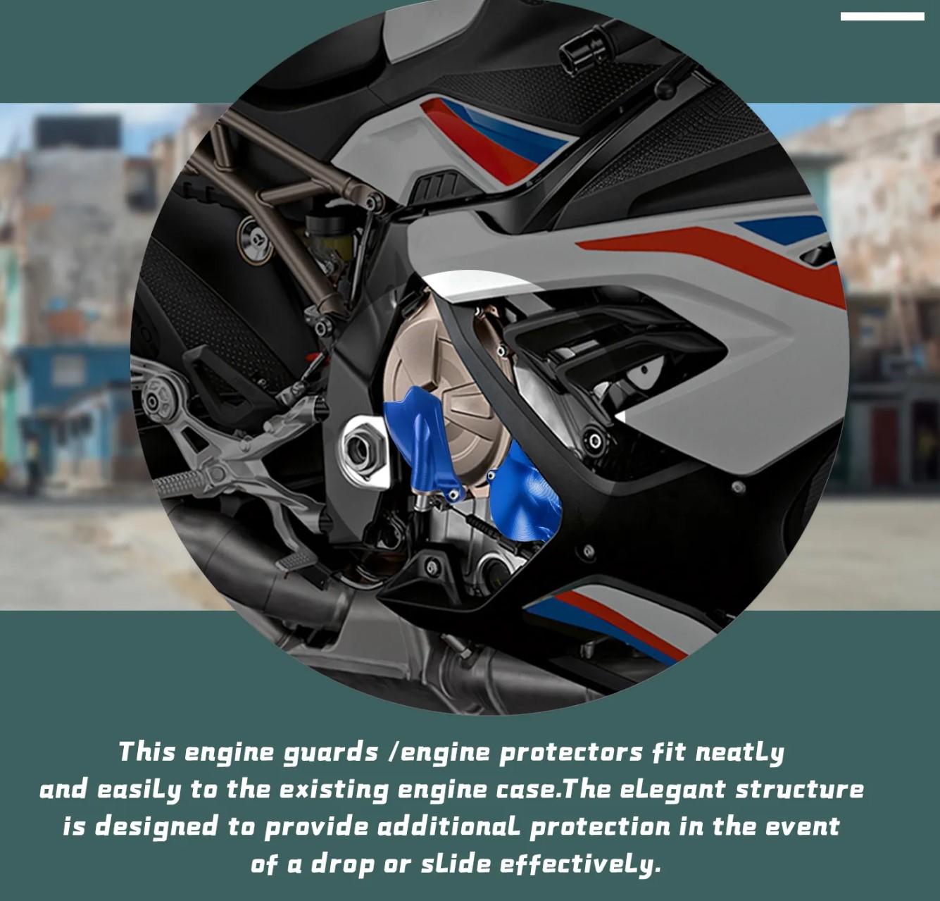 Schutz für Motorgehäuse Kurbelgehäuse BMW S1000 RR XR 4-teilig ab 2019- titanium